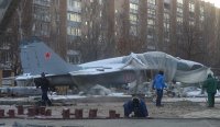 По улицам Люберец прокатился истребитель МиГ-29