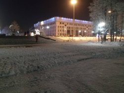 Как убирают снег в парках Люберец