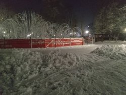 Как убирают снег в парках Люберец