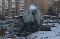 По улицам Люберец прокатился истребитель МиГ-29