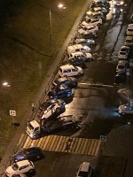 В Люберцах эвакуаторщик разбил машину при погрузке