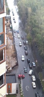 Люберцы снова затопило после дождя