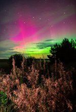 Северное сияние в Подмосковье
